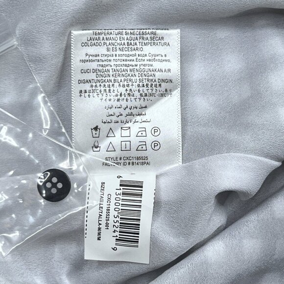 BCBGeneration Gingham Cropped Top Black White Size Medium - NWT - Picture 6 of 7